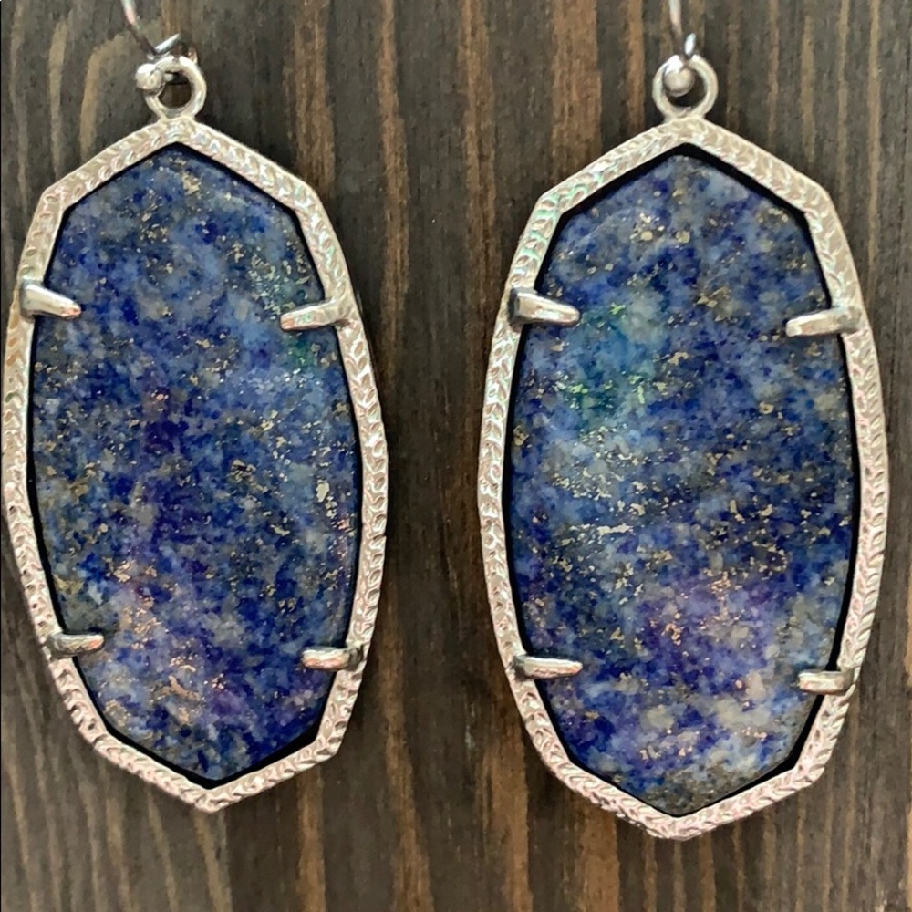 Kendra Scott Danielle in amazing blue Lapis EUC - Picture 1 of 4